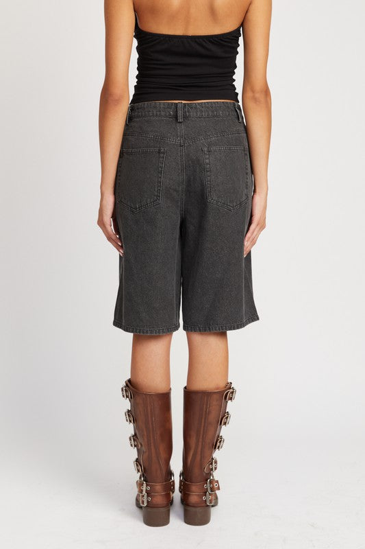 #TopShelf - Denim Bermuda Shorts