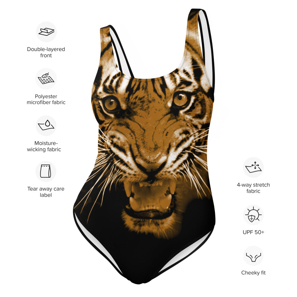 #FelineFierce - One-Piece Swimsuit