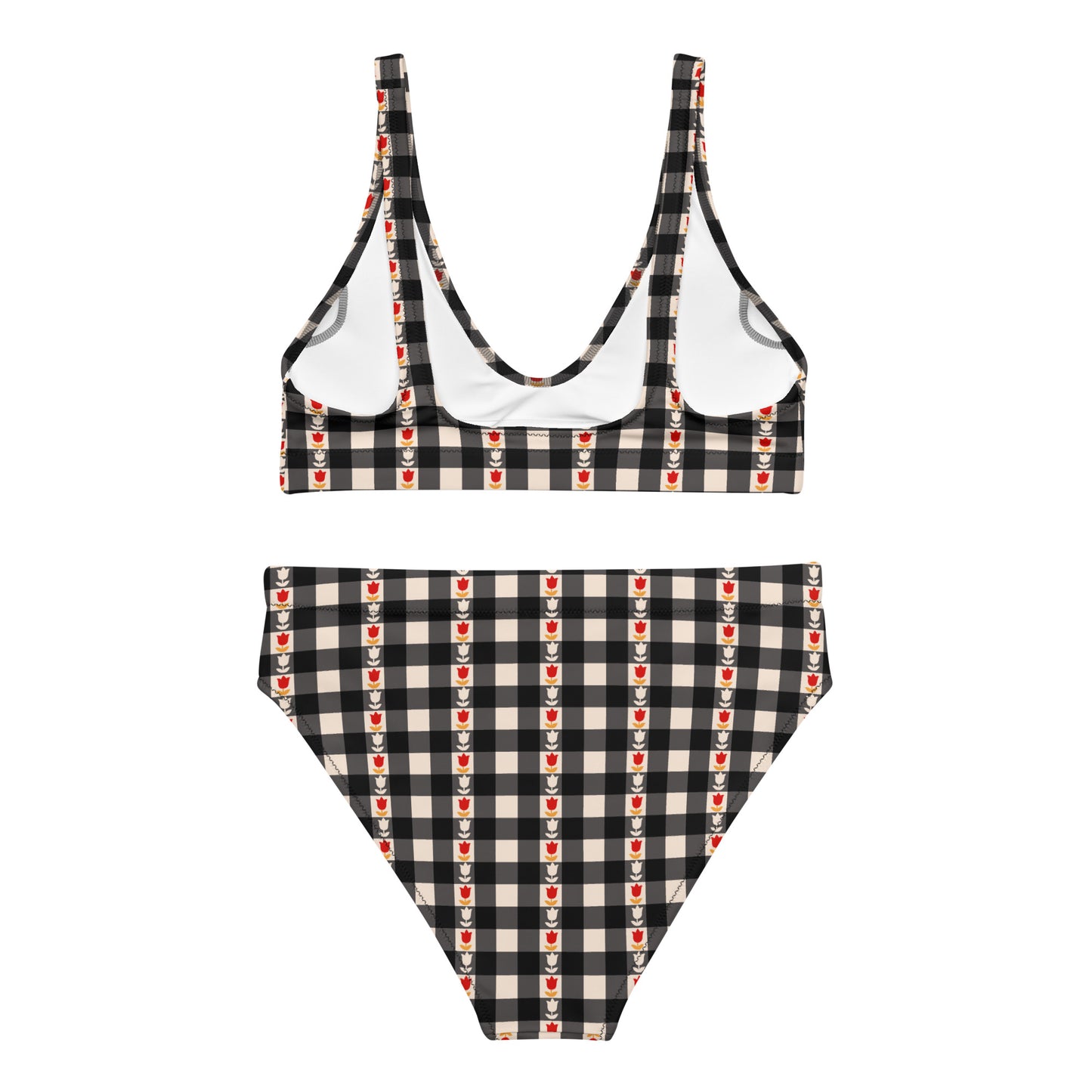 #BeALittleDamnFancy - Eco Friendly High Waisted Bikini Set