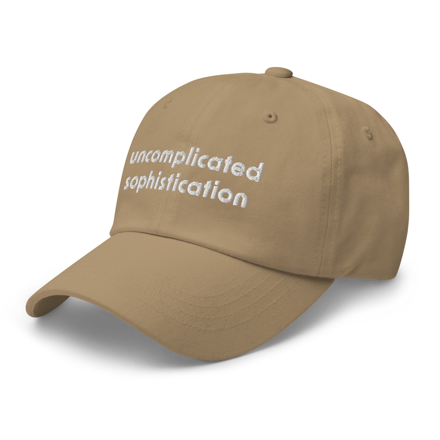 #UncomplicatedSophistication - Embroidered Dad Hat