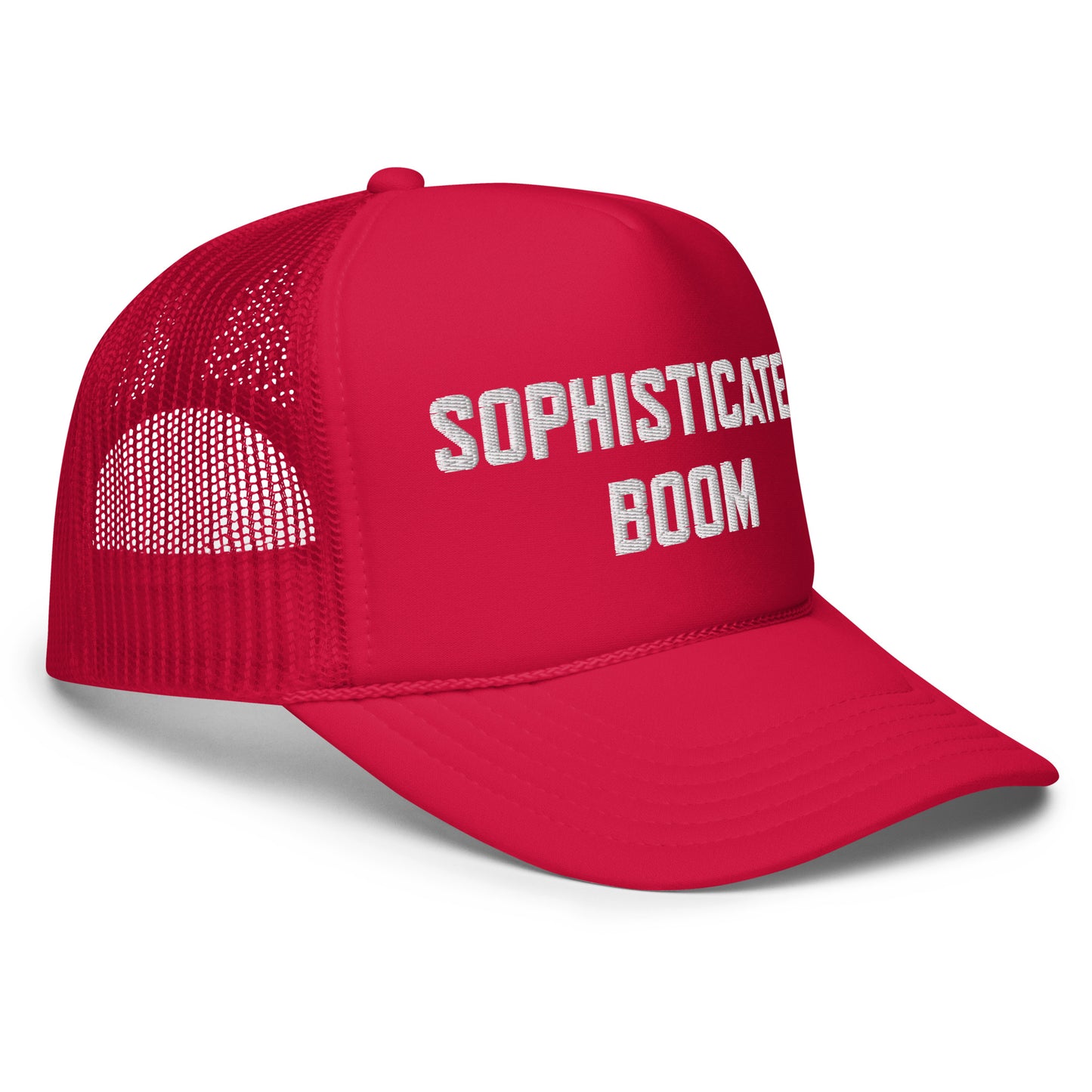 #SophisticatedBoom - Embroidered Foam Trucker Hat