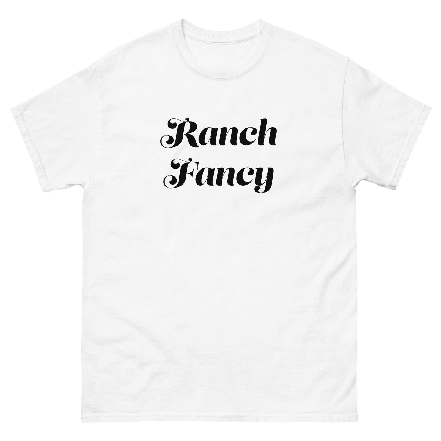 #RanchFancy - Structured Gender Neutral Cotton T-shirt