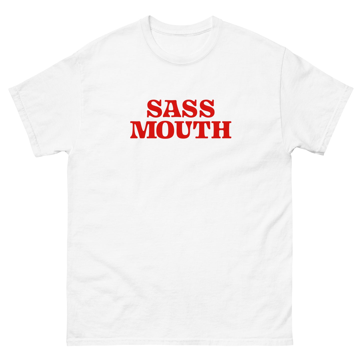 #SassMouth - Structured Gender Neutral Cotton T-shirt