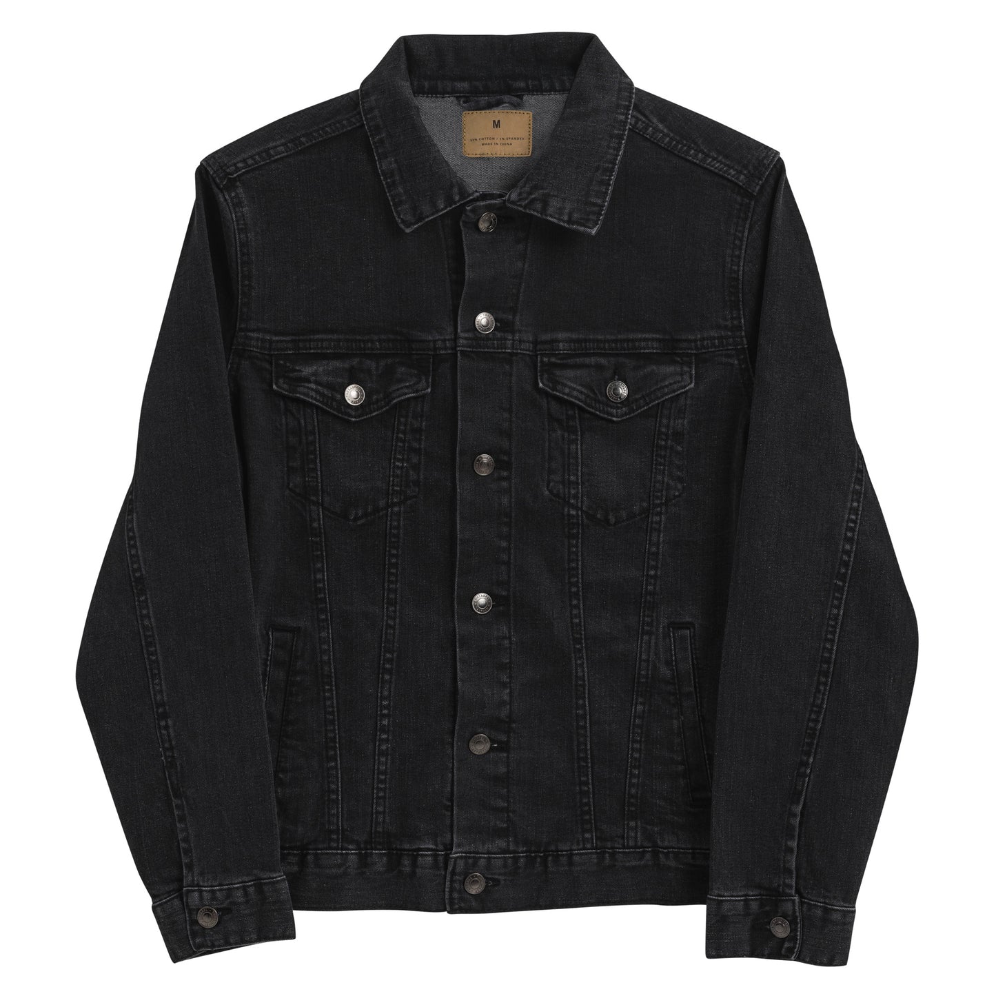 #TitsToTheWind - Gender Neutral Embroidered Denim Jacket