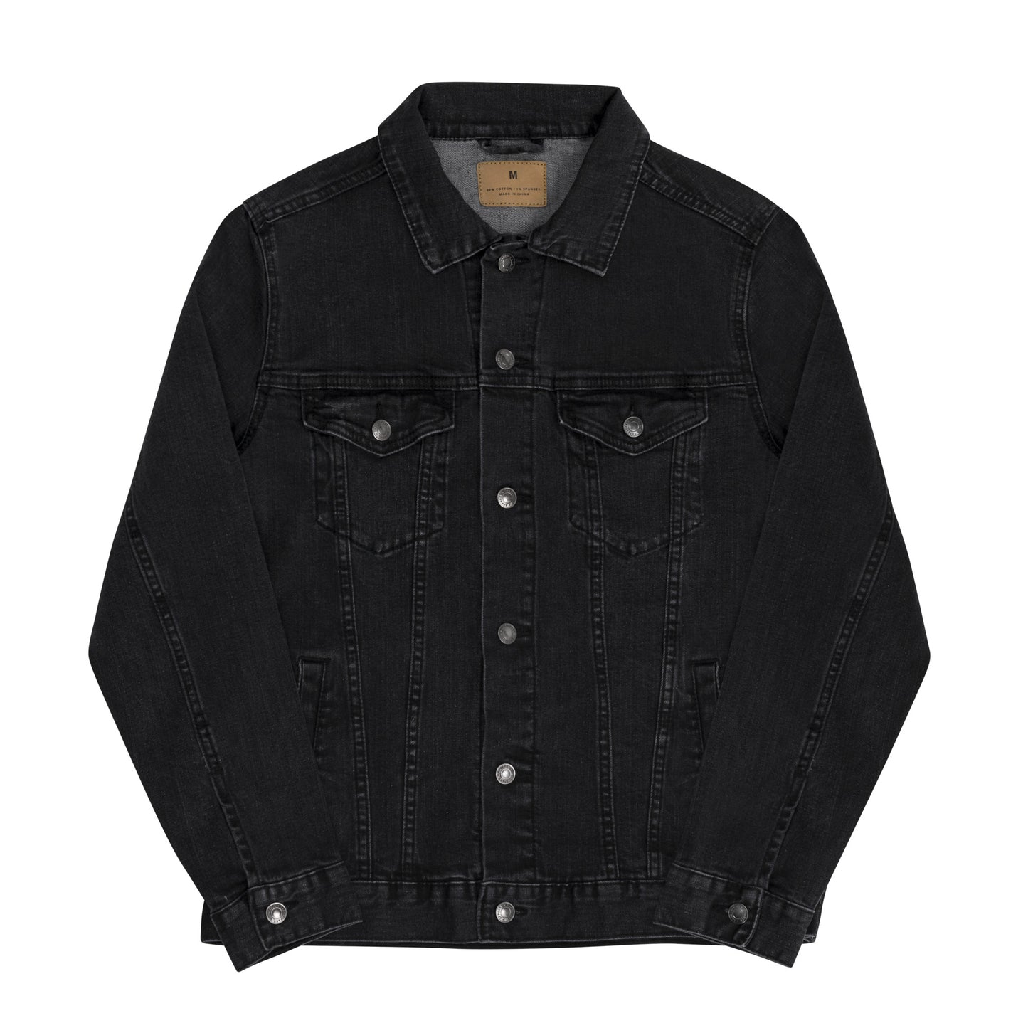 #SippinOnSin - Gender Neutral Embroidered Denim Jacket