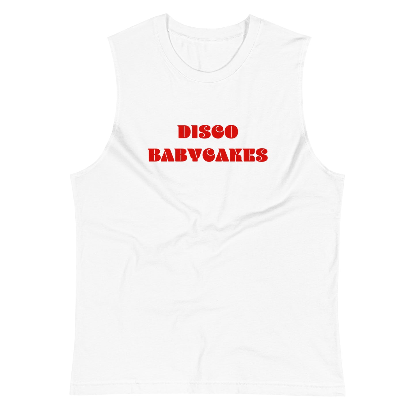 #DiscoBabycakes - Gender Neutral Cotton Muscle Tank