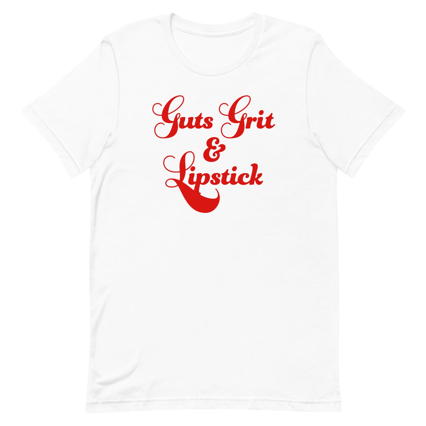 #GutsGrit&Lipstick - Gender Neutral Cotton T-shirt
