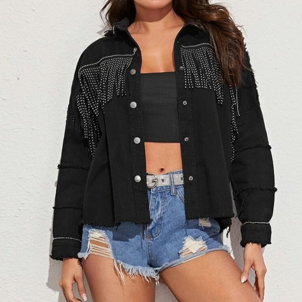#TheHellIWont - Fringe Denim Jacket