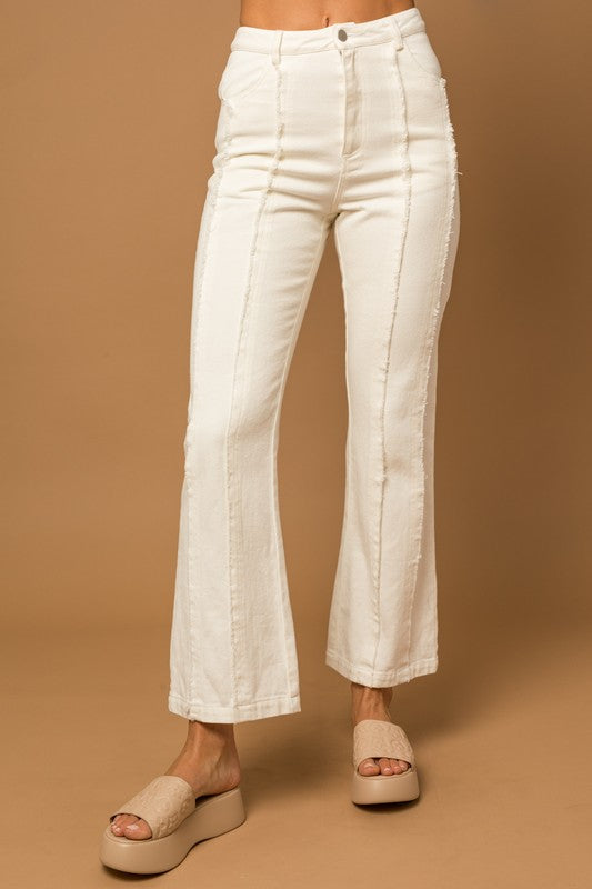 #DareToFlare - Frayed Hem Flare Pants