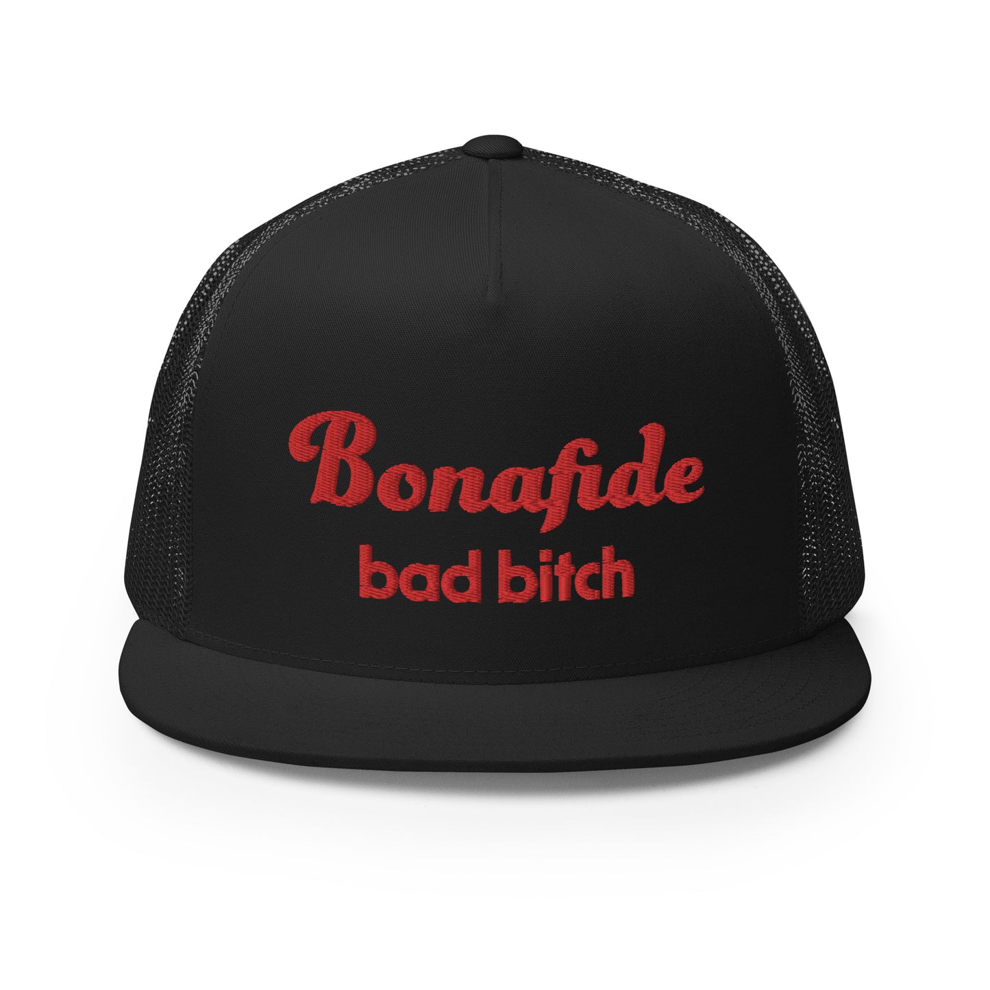 #BondafideBadBitch - Embroidered Canvas Trucker Hat