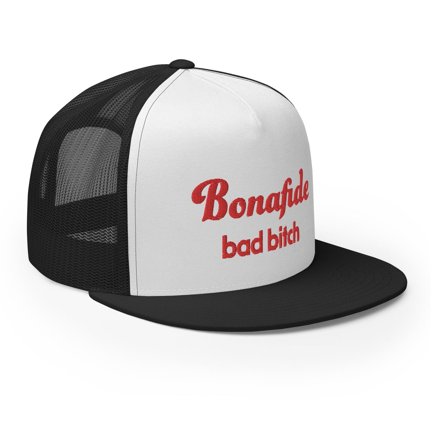 #BondafideBadBitch - Embroidered Canvas Trucker Hat