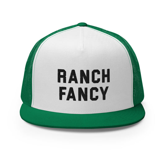 #RanchFancy - Embroidered Canvas Trucker Hat