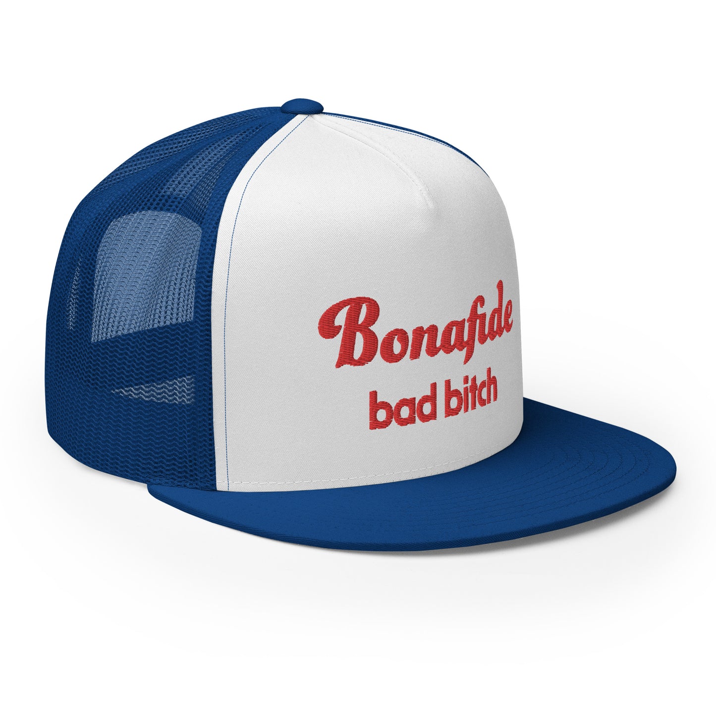 #BondafideBadBitch - Embroidered Canvas Trucker Hat