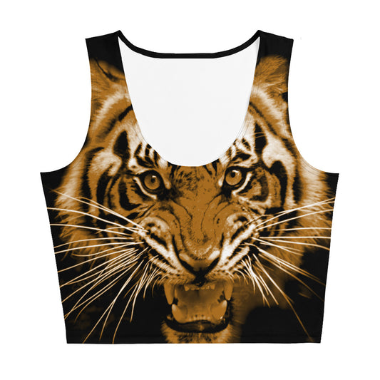 #FelineFierce - Fitted Tank Crop Top