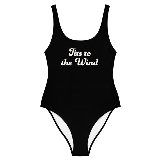 #TitsToTheWind - One-Piece Swimsuit