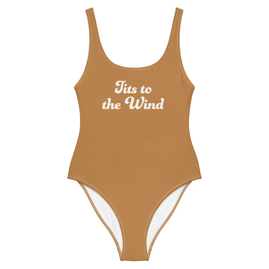 #TitsToTheWind - One-Piece Swimsuit