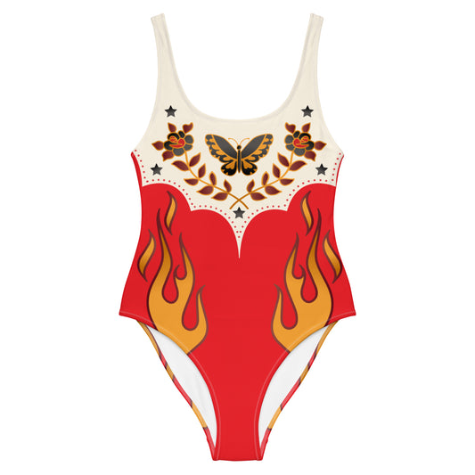 #BlazingBombshell - One-Piece Swimsuit