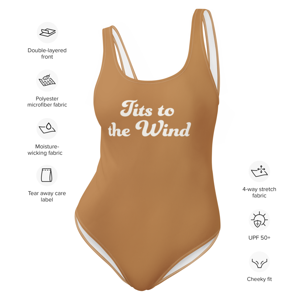 #TitsToTheWind - One-Piece Swimsuit