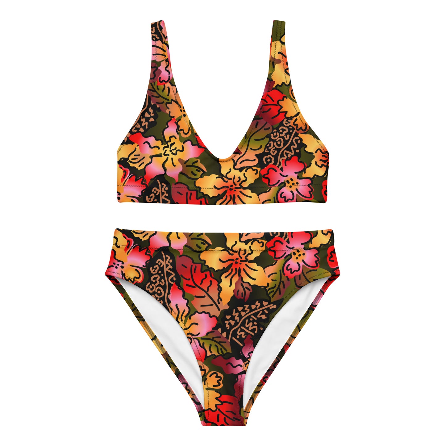 #DontSettlePetal - Eco Friendly High Waisted Bikini Set