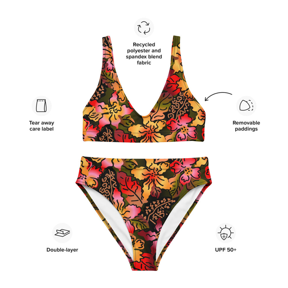 #DontSettlePetal - Eco Friendly High Waisted Bikini Set