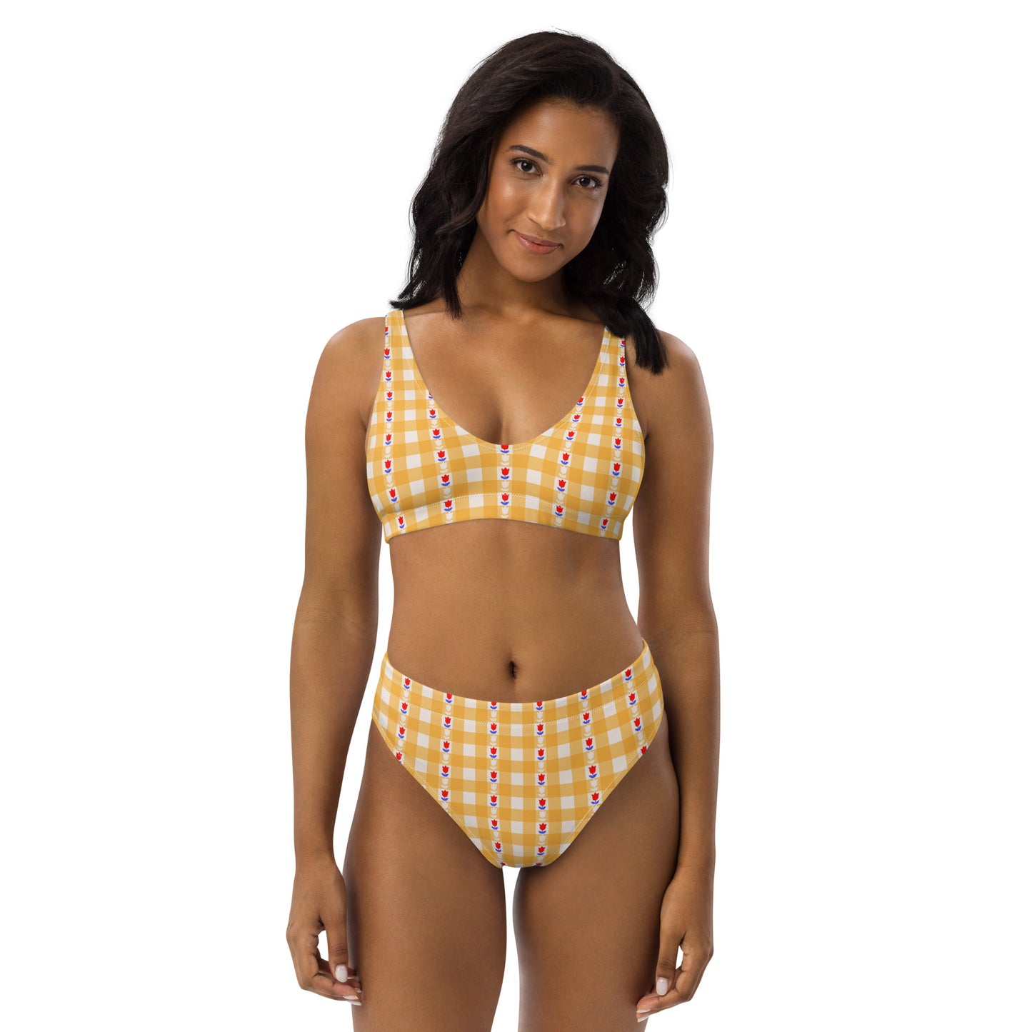 #BeALittleDamnFancy - Eco Friendly High Waisted Bikini Set