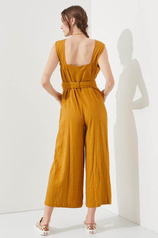 #FarmGirl - Button Down Jumpsuit