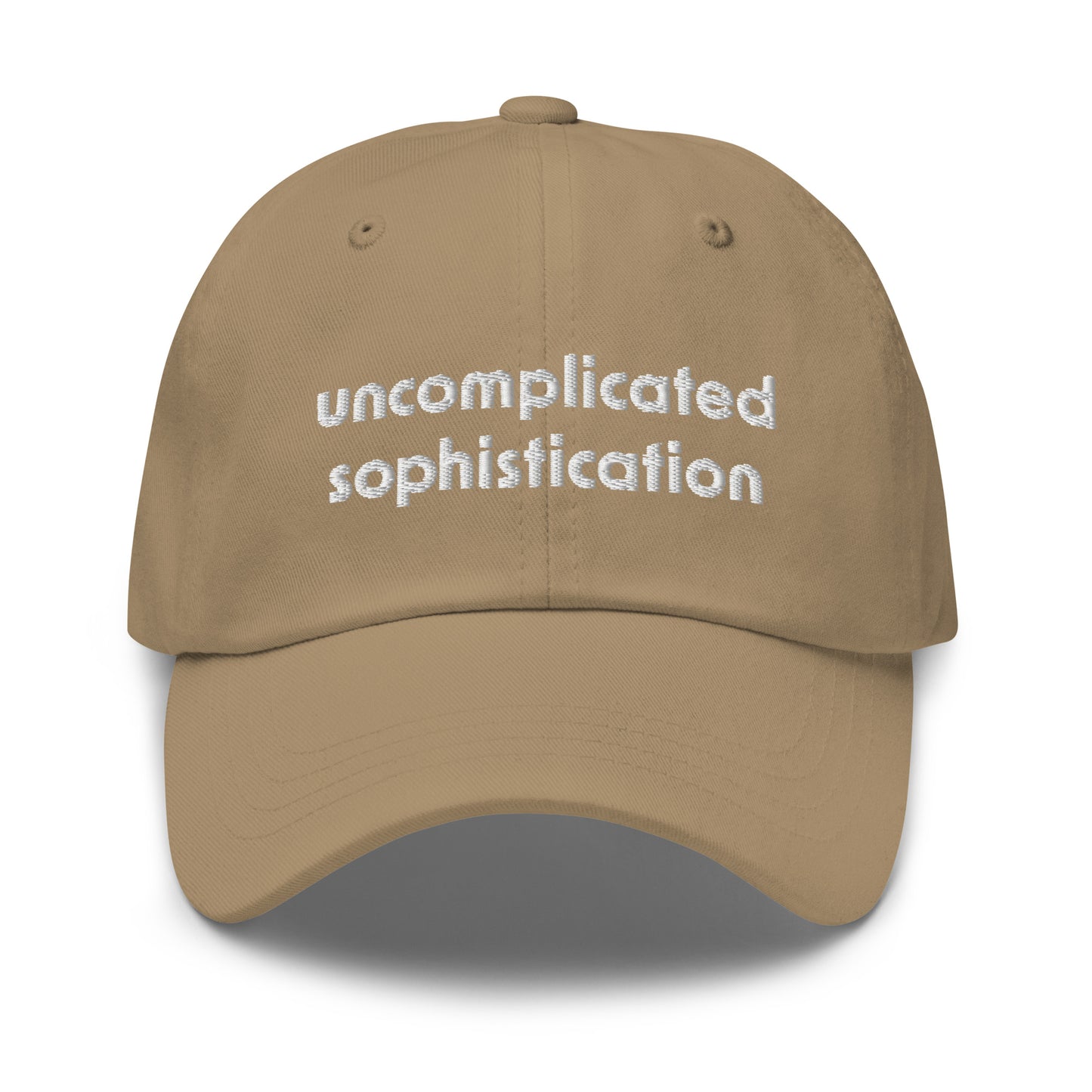 #UncomplicatedSophistication - Embroidered Dad Hat