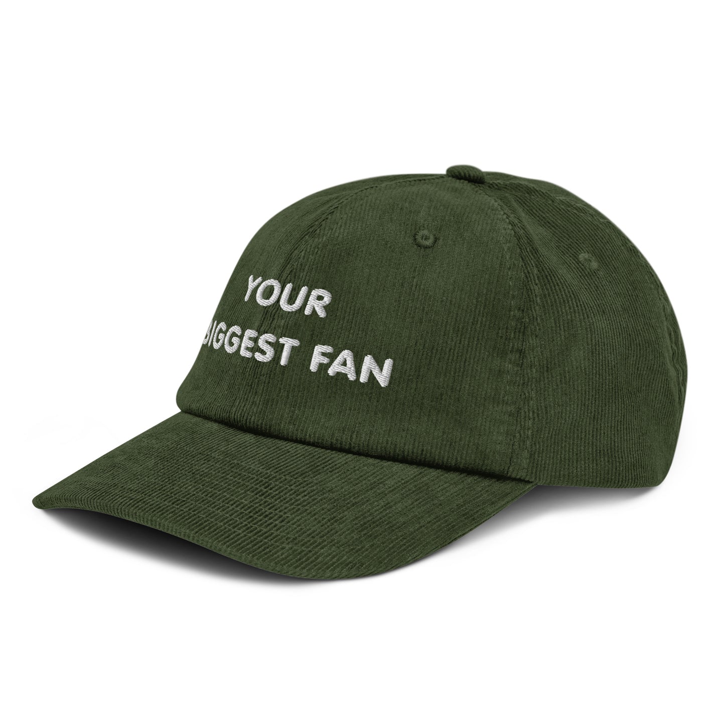 #YourBiggestFan - Embroidered Corduroy Hat