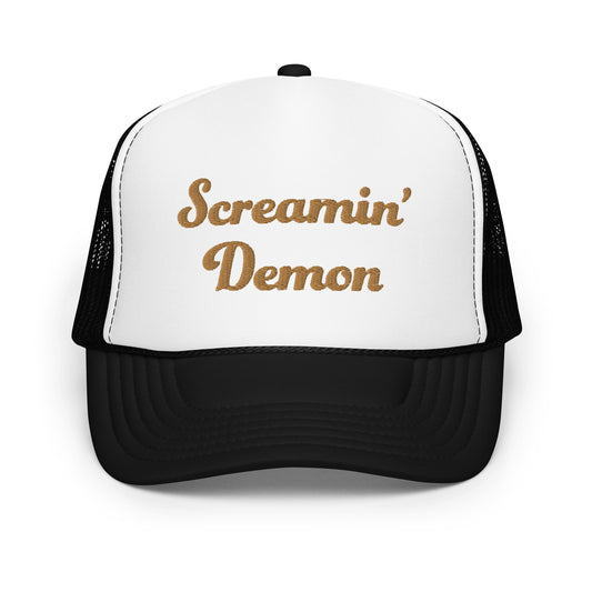 #ScreaminDeamon - Embroidered Foam Trucker Hat