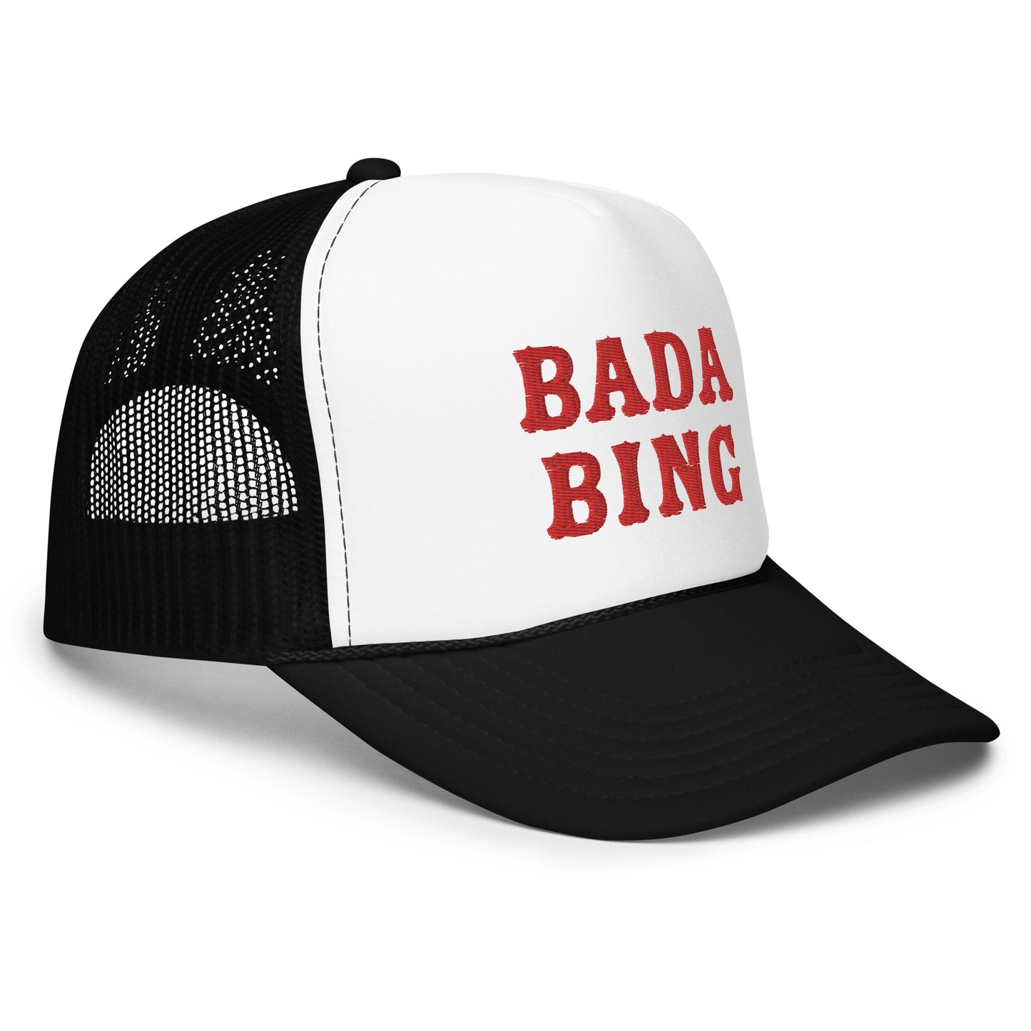 #BadaBing - Twinsies Embroidered Foam Trucker Hat