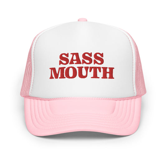 #SassMouth - Embroidered Foam Trucker Hat