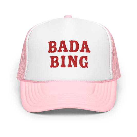 #BadaBing - Twinsies Embroidered Foam Trucker Hat