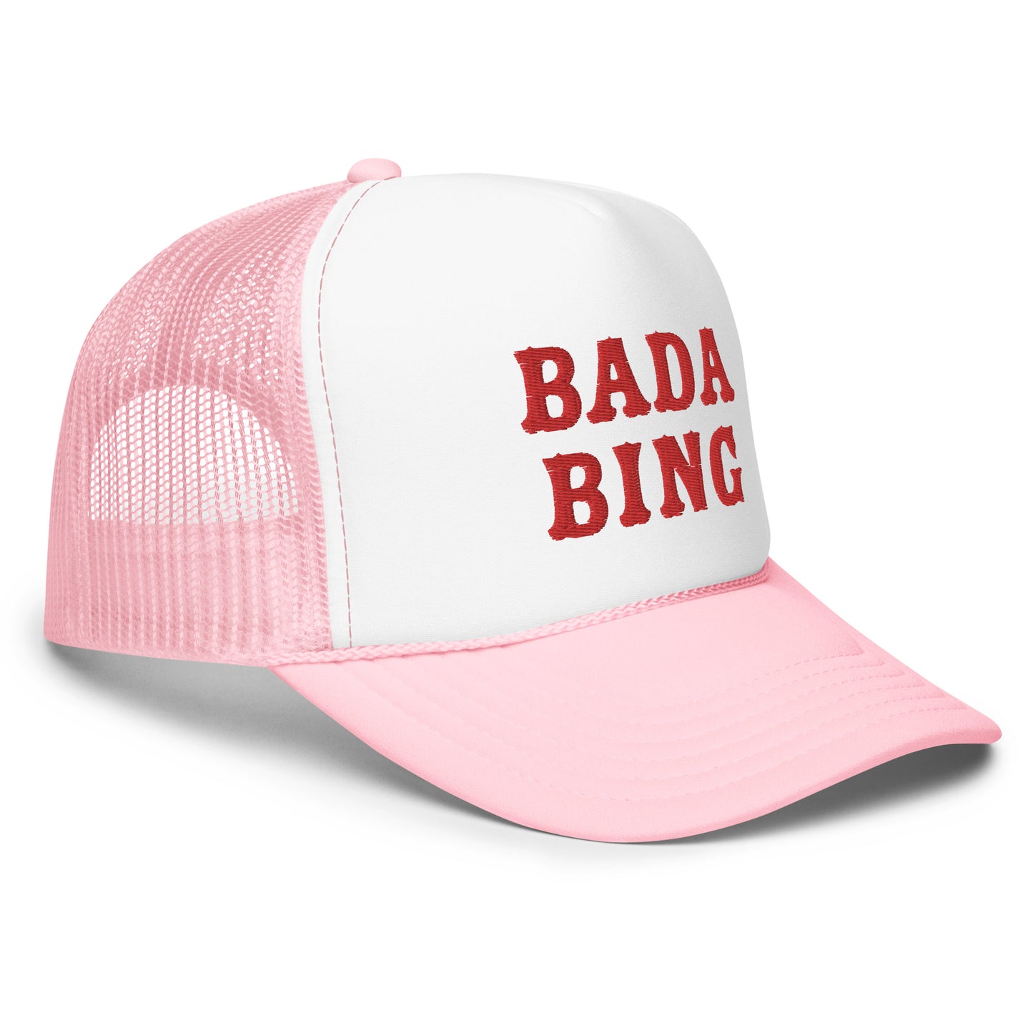 #BadaBing - Twinsies Embroidered Foam Trucker Hat