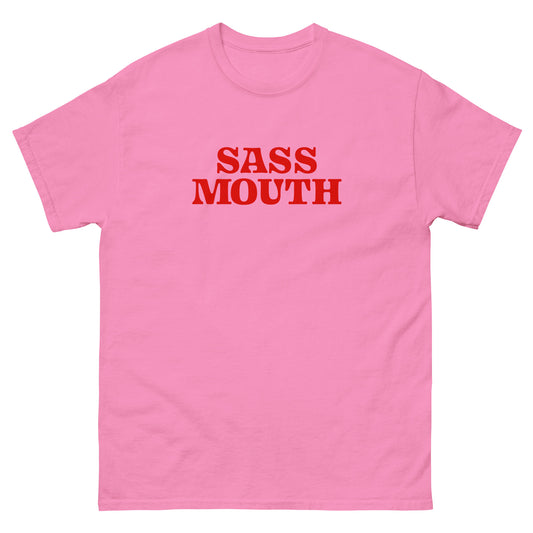 #SassMouth - Structured Gender Neutral Cotton T-shirt