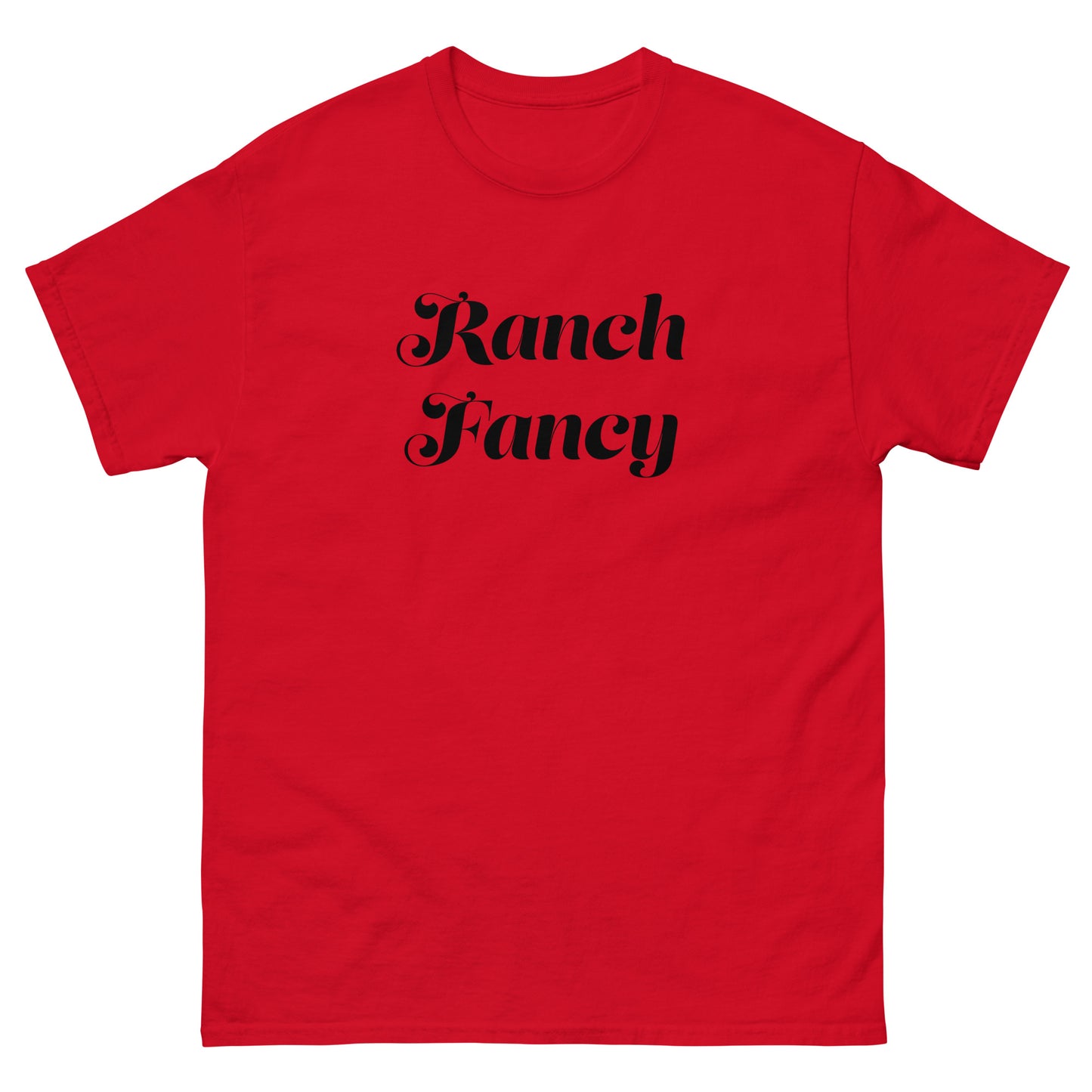 #RanchFancy - Structured Gender Neutral Cotton T-shirt