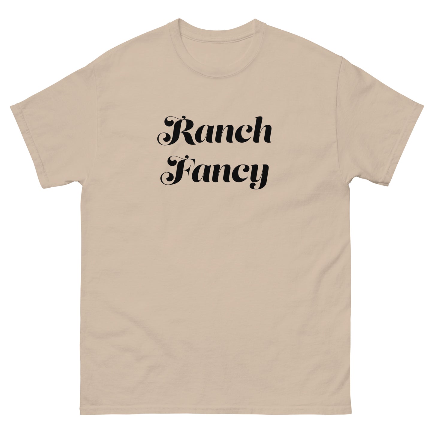 #RanchFancy - Structured Gender Neutral Cotton T-shirt